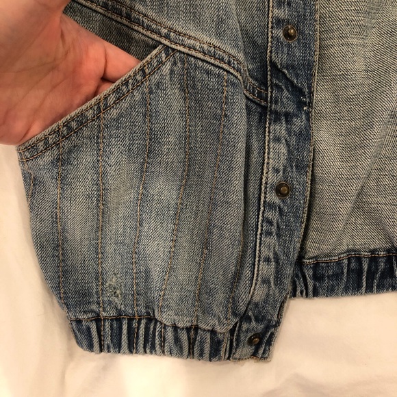 Current/Elliot Vintage Denim Vest - Picture 3 of 6